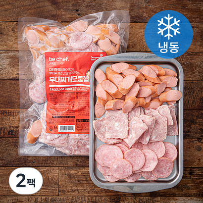 비셰프 부대찌개 모둠햄 (냉동), 1kg, 2팩