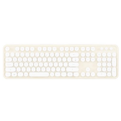 엑토 레트로 무선 일반형 키보드, 아이보리, KBD-48