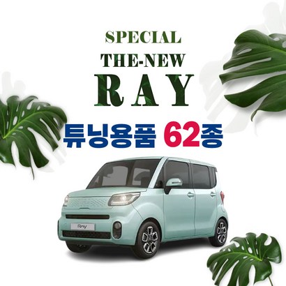 [차랑] 더뉴레이 차량용품 꾸미기 실내 악세사리 튜닝 스티커