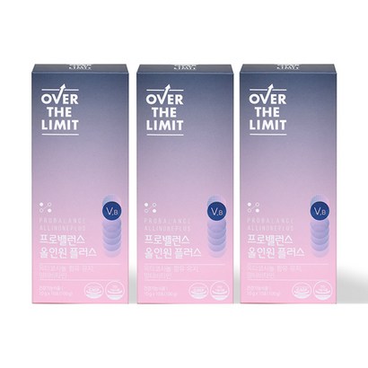 오버더리밋 프로밸런스올인원 플러스 멀티비타민 종합비타민 10포 30포 60포 100포