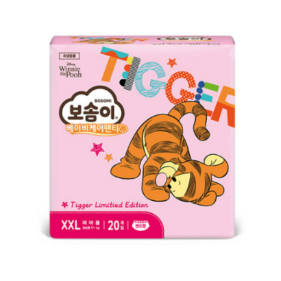 보솜이 베이비케어 티거 팬티형 기저귀 여아용 점보 리뷰후기