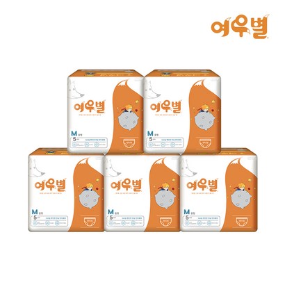 [] 여우별 스키니핏 팬티형 생리대  중형