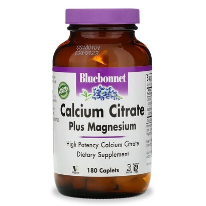 Buebonnet Nutrition Caciu Citrate us anesiu 블루보넷 뉴트리션 시르트산 칼슘마그네슘 180정 리뷰 후기