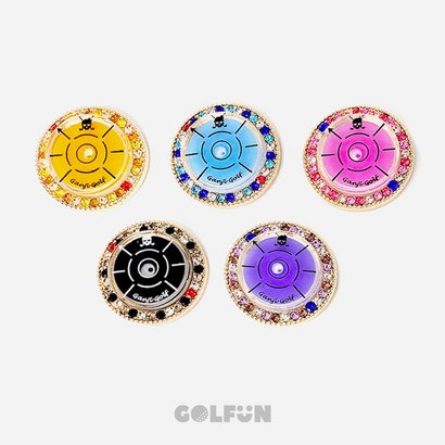 [OFUN] 골펀 수평 큐빅 볼마커 볼마크 캐디용품 버디나비 필드용품