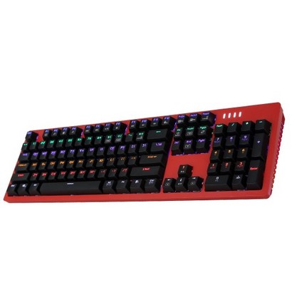 앱코 HACKER K516 축교환 측면 RGB 라이팅 이중사출 게이밍 기계식 유선 키보드, 레드, ABKO HACKER K516, 일반형