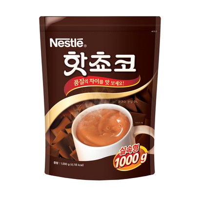 네슬레 핫초코 알뜰팩 1kg/ 소비기한 26년03월, 1kg, 1개입, 1개