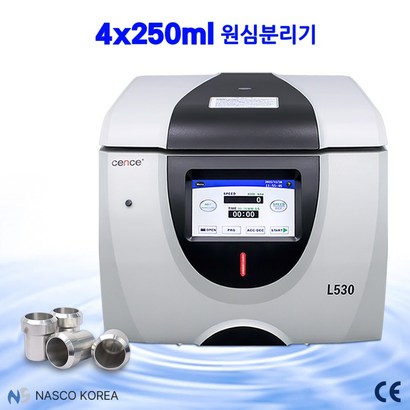 나스코코리아 연구용 다목적원심분리기(TD5B)250ml*4본사직수입 AS보장, 12개, L530 (250ml)x튜브12ea