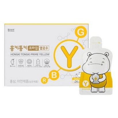 함소아 홍키통키 프라임 옐로우 유아홍삼