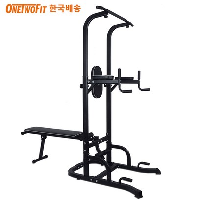 OneTwoFit 치닝디핑 싯업벤치 전신운동기구 철봉 턱걸이기구 벤치프레스 홈트