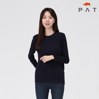 [PAT 여성] 조직변형 라운드넥 스웨터_1I83380 - 스웨터/니트 리뷰후기
