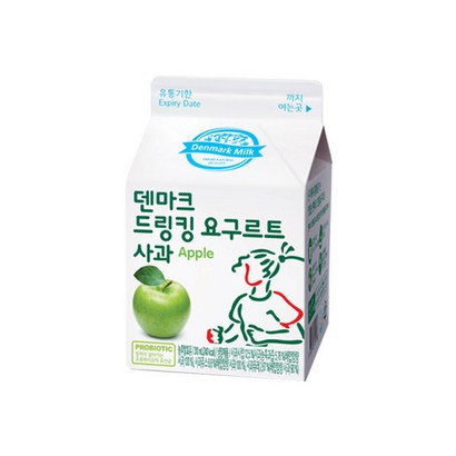 [동원] 덴마크 드링킹 요구르트 사과 *12ea