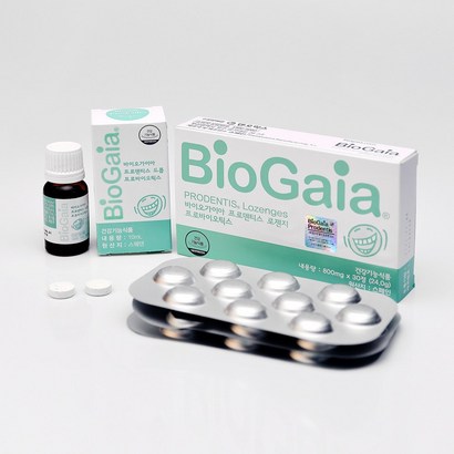 [Bioaia 공식몰] 유산균 프로덴티스 로젠지드롭 SET
