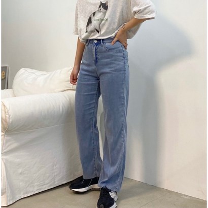 HIXX 여자 여름 쿨 데님 청바지 리뷰후기