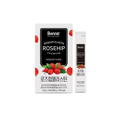 [본네] 로즈힙 퓨레 엘라스틴 스틱 14포 1박스