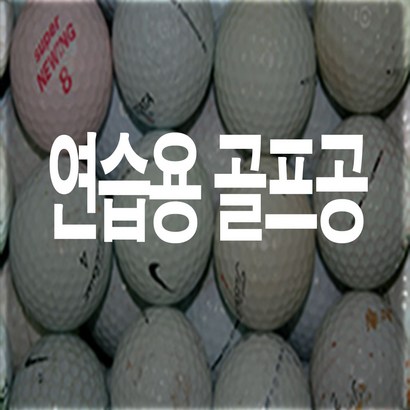 [스카이골프] 로스트볼 골프공 연습용 100개 중고골프공 리뷰후기