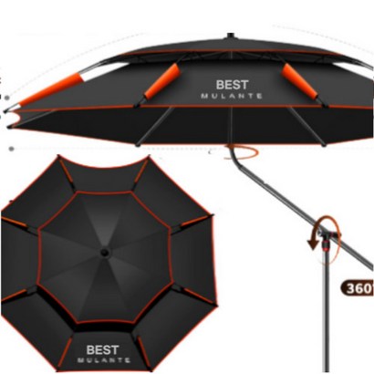특대형 민물 각도조절 휴대용 캠핑 낚시 파라솔 그늘막 2 2