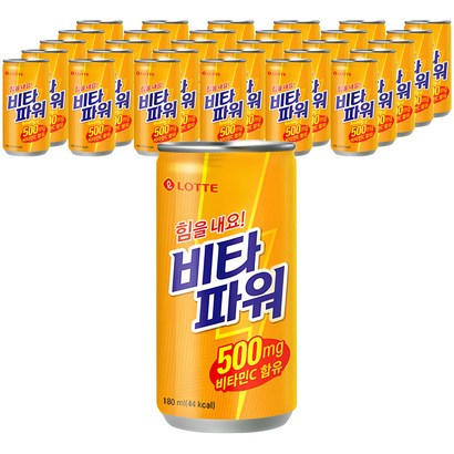 롯데칠성음료 비타파워, 180ml, 60개