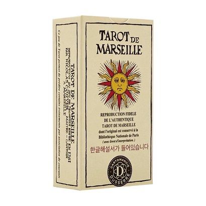 [인터타로] 마르세유 타로카드 국립도서관소장본 한글판 Marseille Tarot [한글해설서포함+주머니증정] 직수입정품