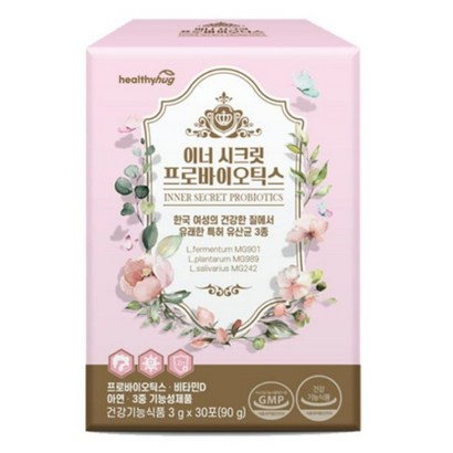 헬씨허그 이너시크릿 프로바이오틱스 30포 1박스