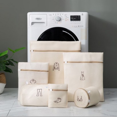 무형광세탁망 세탁망 속옷세탁망 6종set