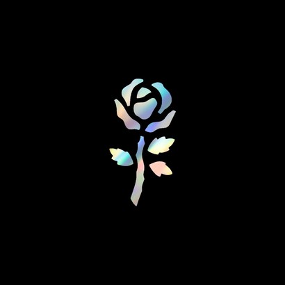 자동차포인트 00926 조각 장미 튜닝스티커