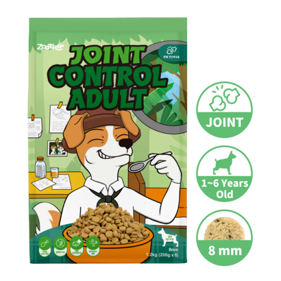 주트립 조인트 컨트롤 어덜트 (1~6세) (관절 건강에 좋은 강아지 기능성 사료), 1.2kg, 1개