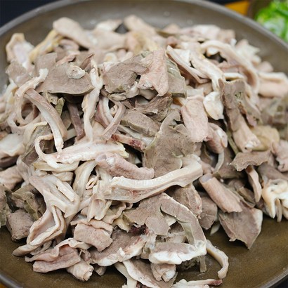 국내산 삶은 돼지내장 슬라이스 1kg(냉동) / 염통40%+오소리감투30%+곱창30%, 1kg, 1개