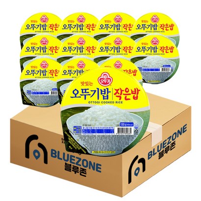 맛있는 오뚜기밥 작은밥 130g x 12개입, 12개