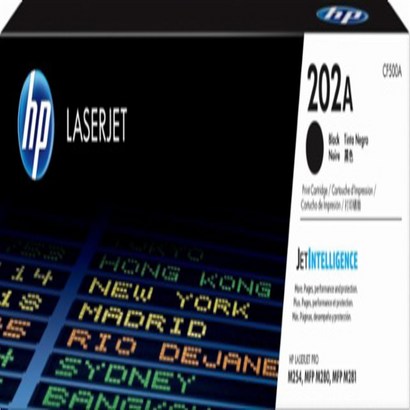 H coor aserjet RO 281cdw 정품토너 검정 CF500A 1 400매 NO202A 사용 가능기종 254nw 254dw 281fdw 281fdn