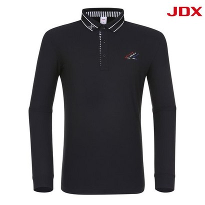 JDX 남성 전체 허니콤 카라티셔츠 X1SST41BK