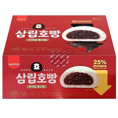 삼립빵 우리밀 통단팥