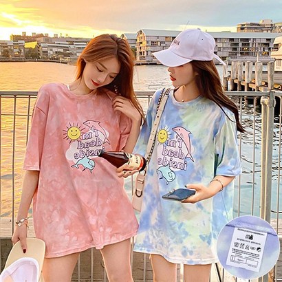 [오늘발송] 스타일아유 여성 파스텔돌핀 여성반팔티셔츠[AY6TS442A]