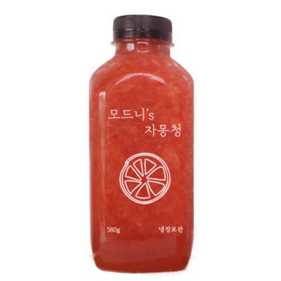 [사은품] 모드니 과육듬뿍 수제자몽청  과일청 홈카페 선물