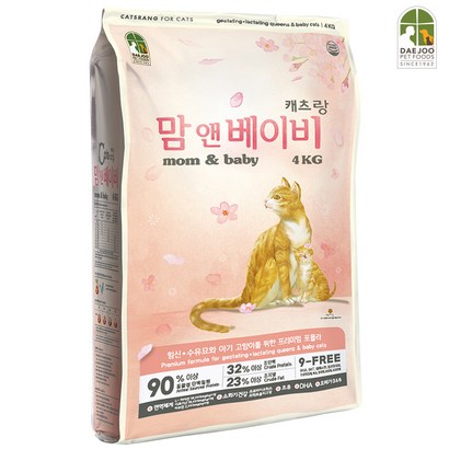 캐츠랑 맘앤베이비, 4kg, 1개, 생선