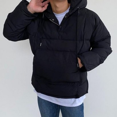 빠델 남성 여성 남녀공용 커플 아노락패딩 후드점퍼