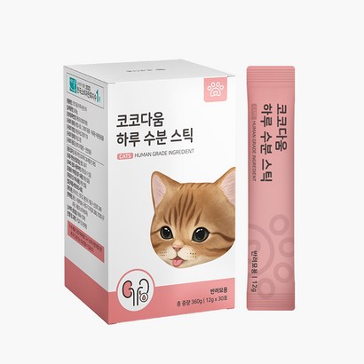 코코다움 하루 수분 스틱 고양이 신장 요로 결석 방광염 신부전 영양, 1개, 유리너리(비뇨계)/신장