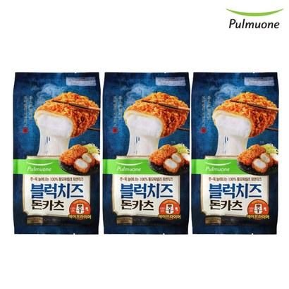 [풀무원] 블럭치즈 돈카츠 3봉