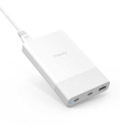 프리디 고속 멀티 충전기 3포트 65W C타입 USB D 퀄컴30 EA1708