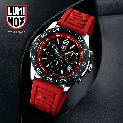 (밴드2종+필름+공구) 루미녹스 퍼시픽 다이버 크로노그래프 XS 3155 다이버워치 백화점AS