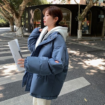 [오늘발송] 스타일아유 고퀄리티 여성 오버핏 웰론 후드 패딩 숏 점퍼 겨울 리뷰 후기