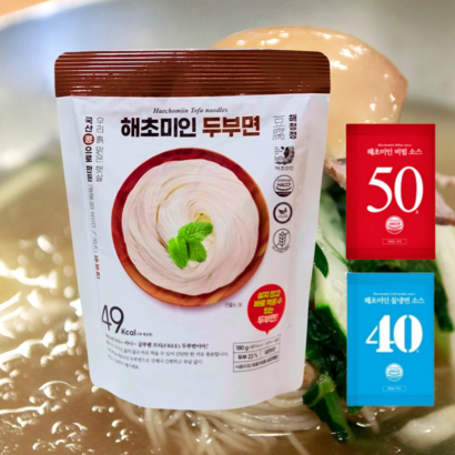 건강하고 맛있는 해초미인 두부면 물냉면, 10개, 180g