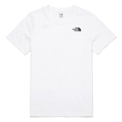 [노스페이스] 키즈 TNF 코튼 반팔 라운드티 NT7UN01T_WHT