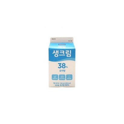 매일유업 생크림 38 500ml 1팩 유크림 100 매일우유/무가당생크림/베이킹생크림/제빵생크림/다용도생크림, 1개