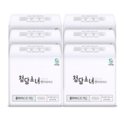 청담소녀 팬티라이너 롱
