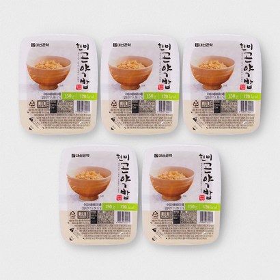 대신곤약 현미곤약 즉석밥, 150g, 5개