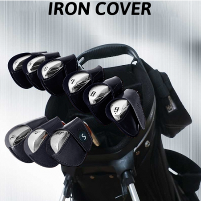 [보경샵] 골프크럽 아이언 헤드 커버 10개1세트 IRON COVER iaaeus 사용하기 편하고 품위있는 인조가죽 골프크럽 용품