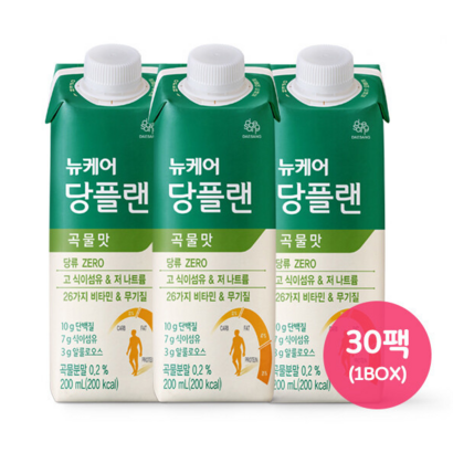 뉴케어 당플랜 곡물맛 당뇨환자영양식, 6000ml, 2개