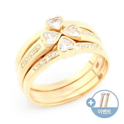[비앤비골드]14K 큐티 플라워 여성 반지 NAR8068