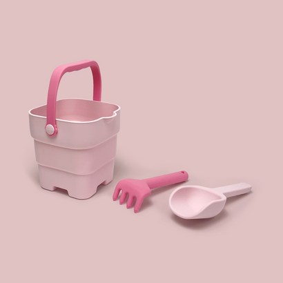 [아이브릭] 휴대용 접이식 실리콘 모래놀이