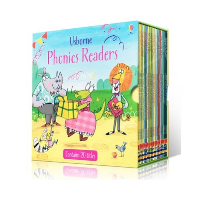 Usborne honics Readers Boxset 어스본 파닉스 리더스 북세트 20권 음원제공